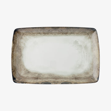 Platter 35X22cm, Shade Earth