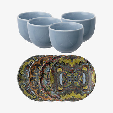 Kaffeeset 8-pcs., Mandala