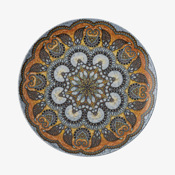 Plate flat 27,5cm, Mandala B