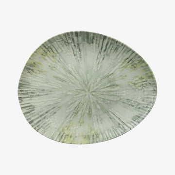 Plate flat 31x26cm, Fusion Grey