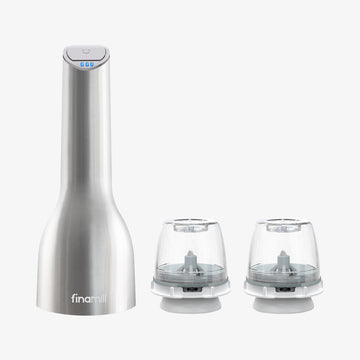 Finamill krydderikværn, stål, genopladelig