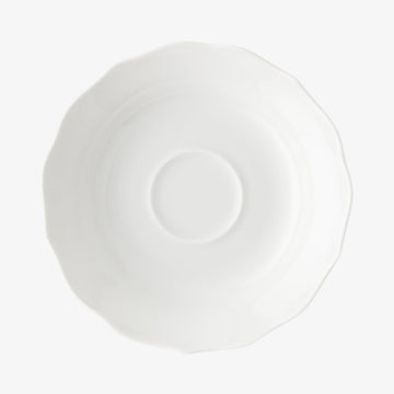 Saucer w.Well, Weiss, Maria Theresia