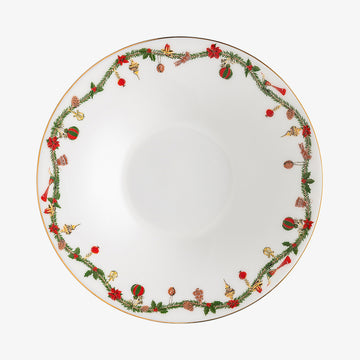 Plate 24cm deep, Christmas, Nora