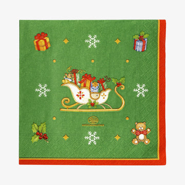 Napkins 33x33/20, Happy Wintertime