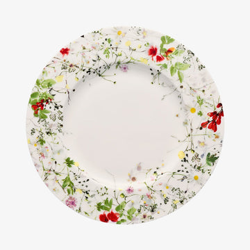 Rim Plate 23cm, Fleurs Sauvages, Brillance