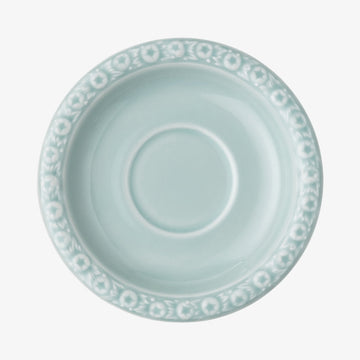 Saucer 2 tall, Pale Mint, Maria