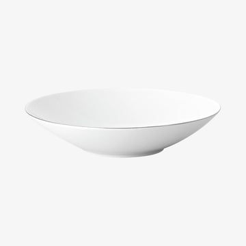 Plate 24cm deep, Platin, TAC Gropius