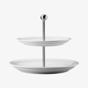 Etagere 2t./flat pl., Weiss, Trend