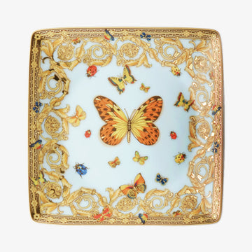 Bowl 12cm sq. flat, Le jardin de Versace, Versace