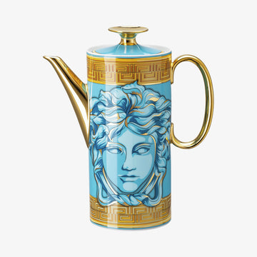 Coffee Pot 3, Blue Coin, Medusa Amplified