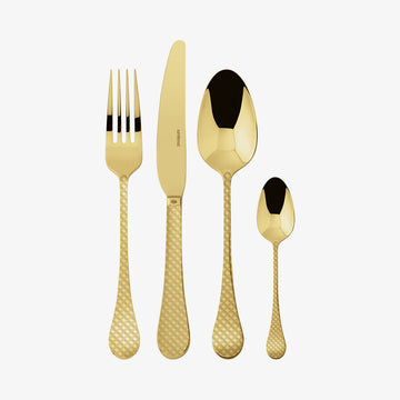 Sæt 24 stk S.H. Taormina Pvd Gold