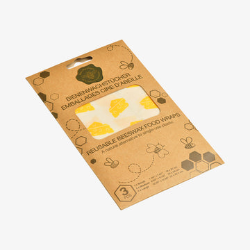 Bivoksindpakning med osteprint sæt 3 stk