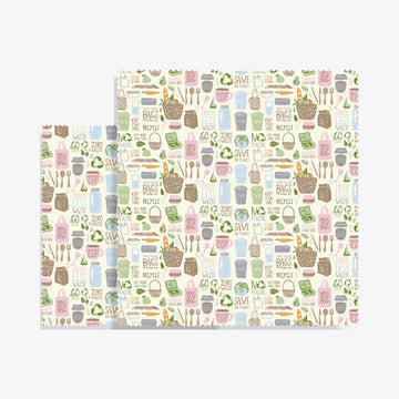 Bivoksindpakning zero waste sæt 2 stk