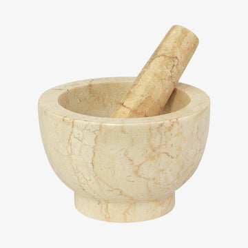 MARS Morter i beige marmor