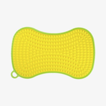 SCRUBBY svamp med hård og blød side gul