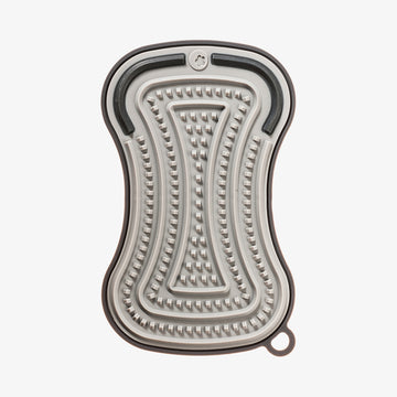 SCRUBBY PLUS svamp m/hård og blød side antracitgrå