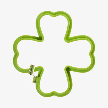 Spejlægform Firkløver Grøn