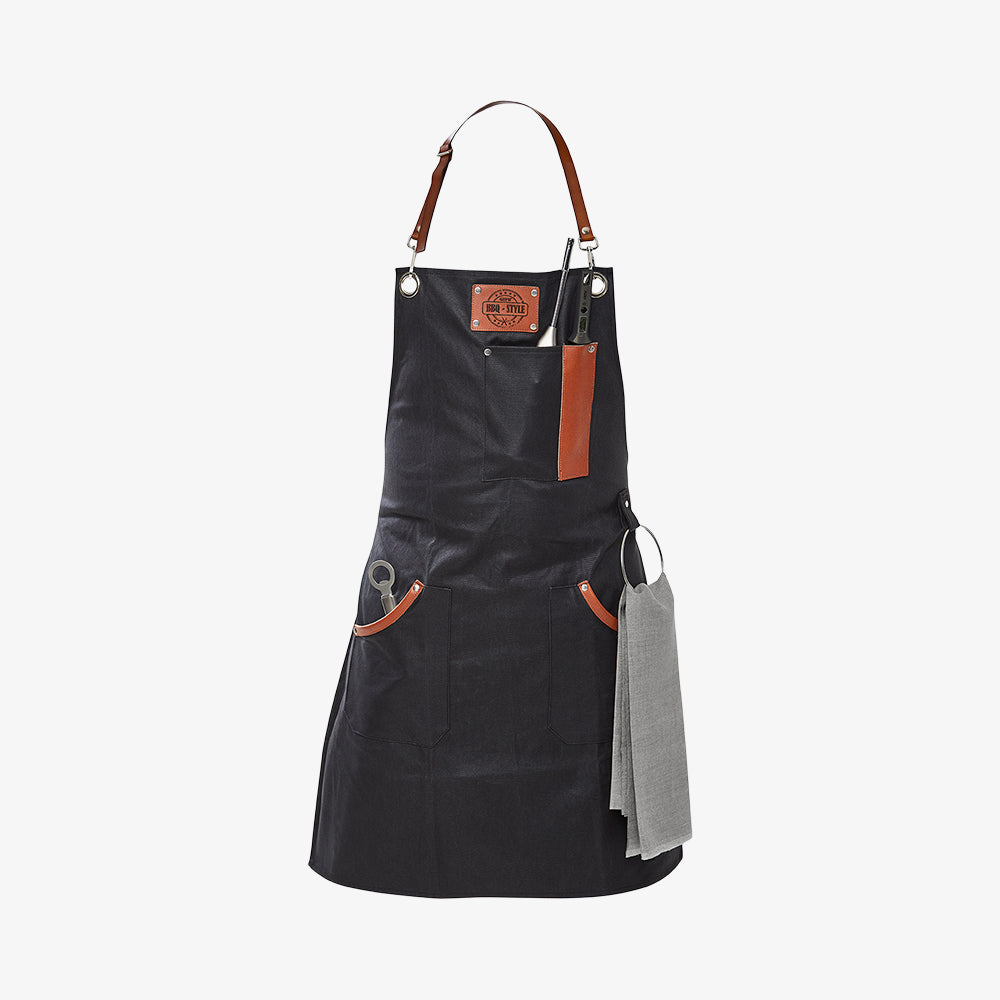 sort grill forklaede