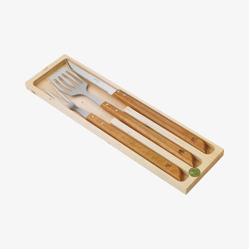 BBQ sæt i eg, 3stk. Laguiole