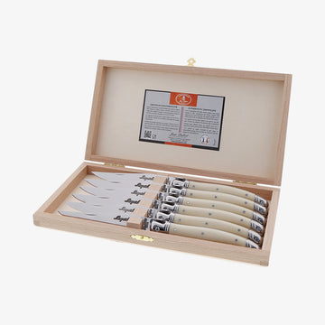 Knive hvidt 1,5mm, 6stk Laguiole