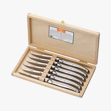 Knive stål 1,5mm, 6stk Laguiole