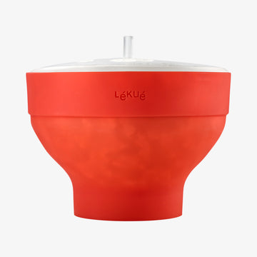 popcorn maker i roed silikone