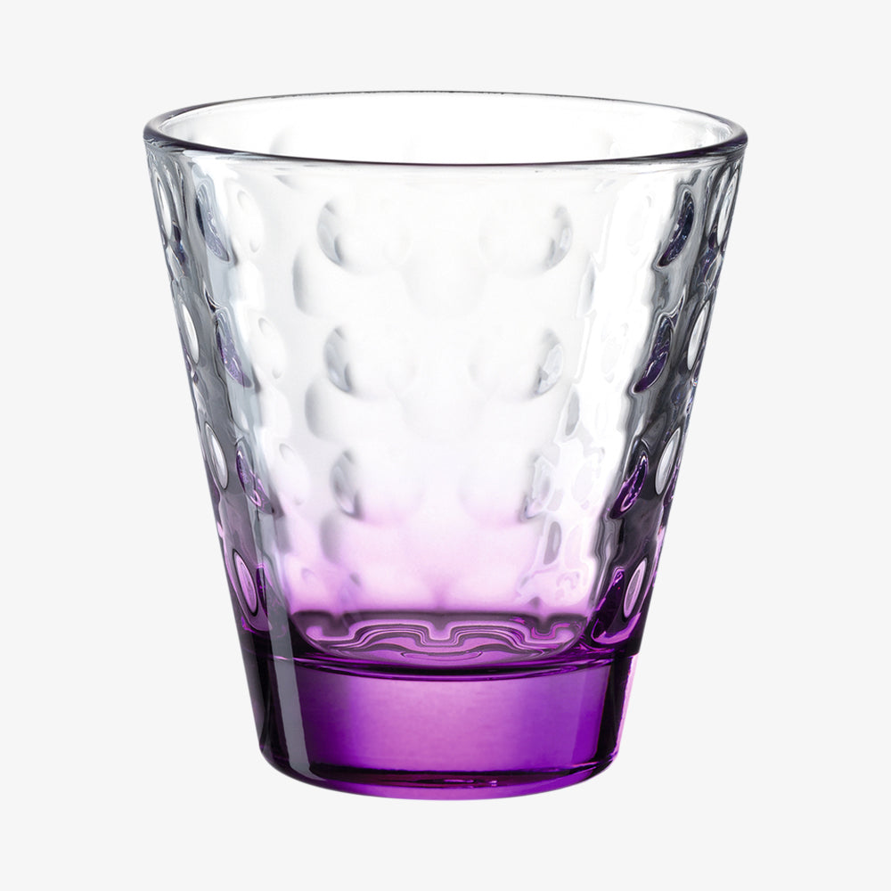 Glas fra Optic serien fra Leonardo med violet bund.