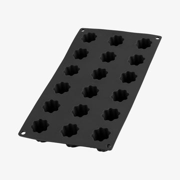 Mini Cannelais Bordelais form til 18 stk sort