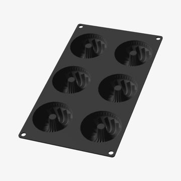 Gourmet Savarinform til 6 stk sort