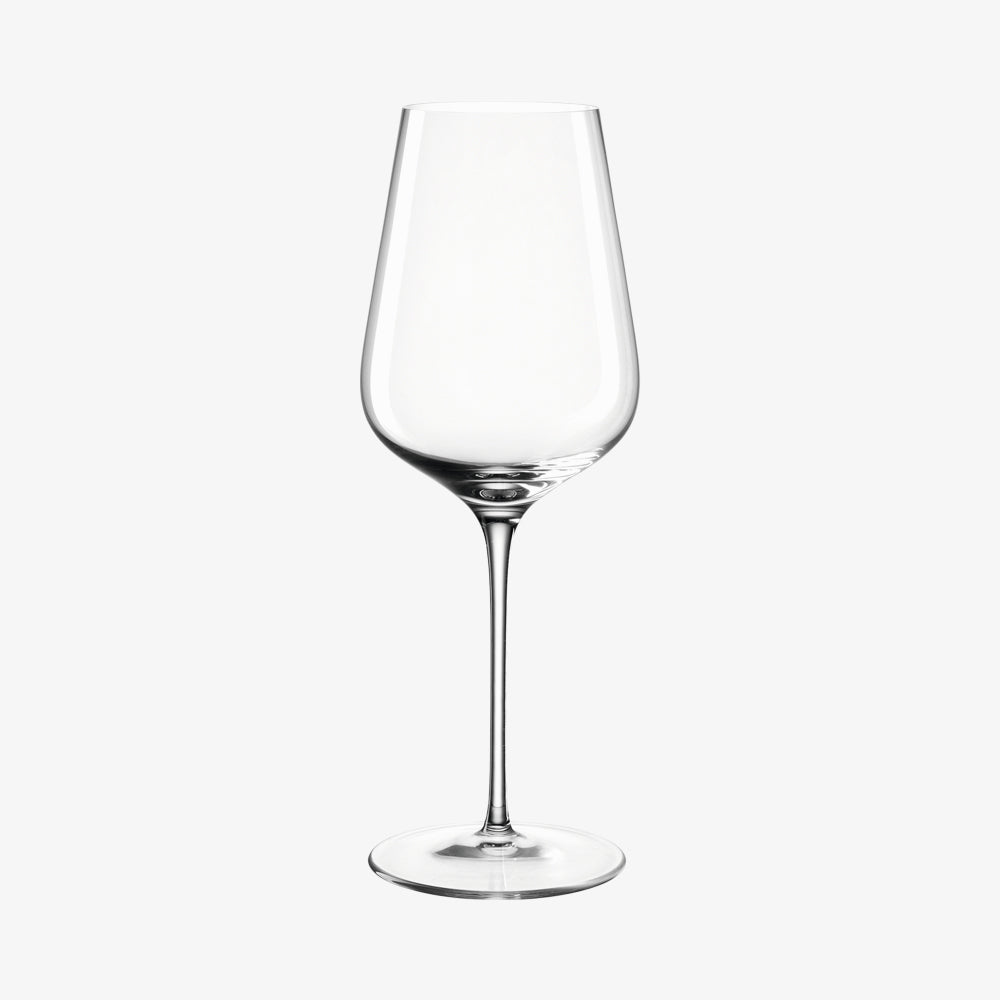 Seks hvidvinsglas i et saet perfekt til fornyelse derhjemme. 