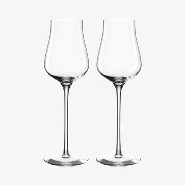 Portvinglas i saet af to fra Leonardo