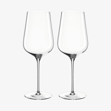 Store hvidvinsglas på 580 ml fra Brunelli serien fra Leonardo.