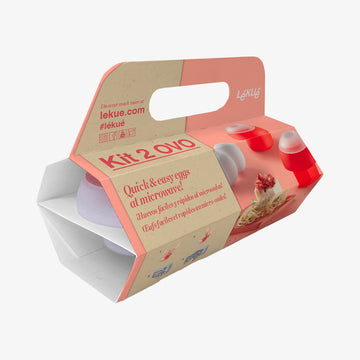 Ovo Silikoneæg sæt med 2 hvid